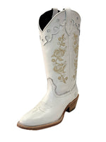 Caballo Dorado C8781 Blanco - Piel Suela Cuero