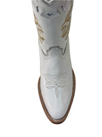Caballo Dorado C8781 Blanco - Piel Suela Cuero