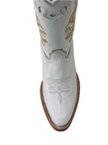 Caballo Dorado C8781 Blanco - Piel Suela Cuero