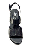 Zax iN1109 Negro - Grabado Reptil