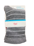 Flexi A657 Gris - Calcetin Corto Especial Dama - Par