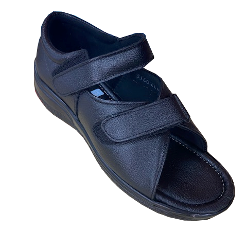 Bio Shoes 5160 Negro - Diabetico - Piel