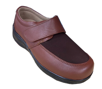 Bio Shoes 5119 - Café -  Piel/Lycra - Diabetico