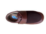 Bio Shoes 5119 - Café -  Piel/Lycra - Diabetico