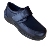 Bio Shoes 5119 - Negro -  Piel/Lycra - Diabetico